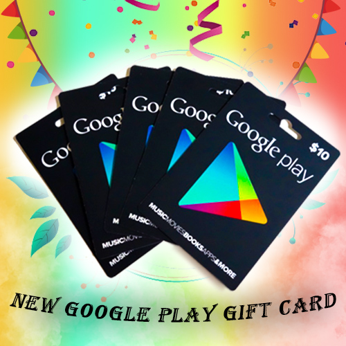 New Google Play Gift Card